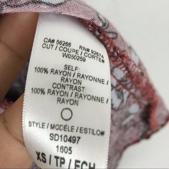 Splendid Red & blue Floral Tank Dress XS X-Small - Picture 7 of 7